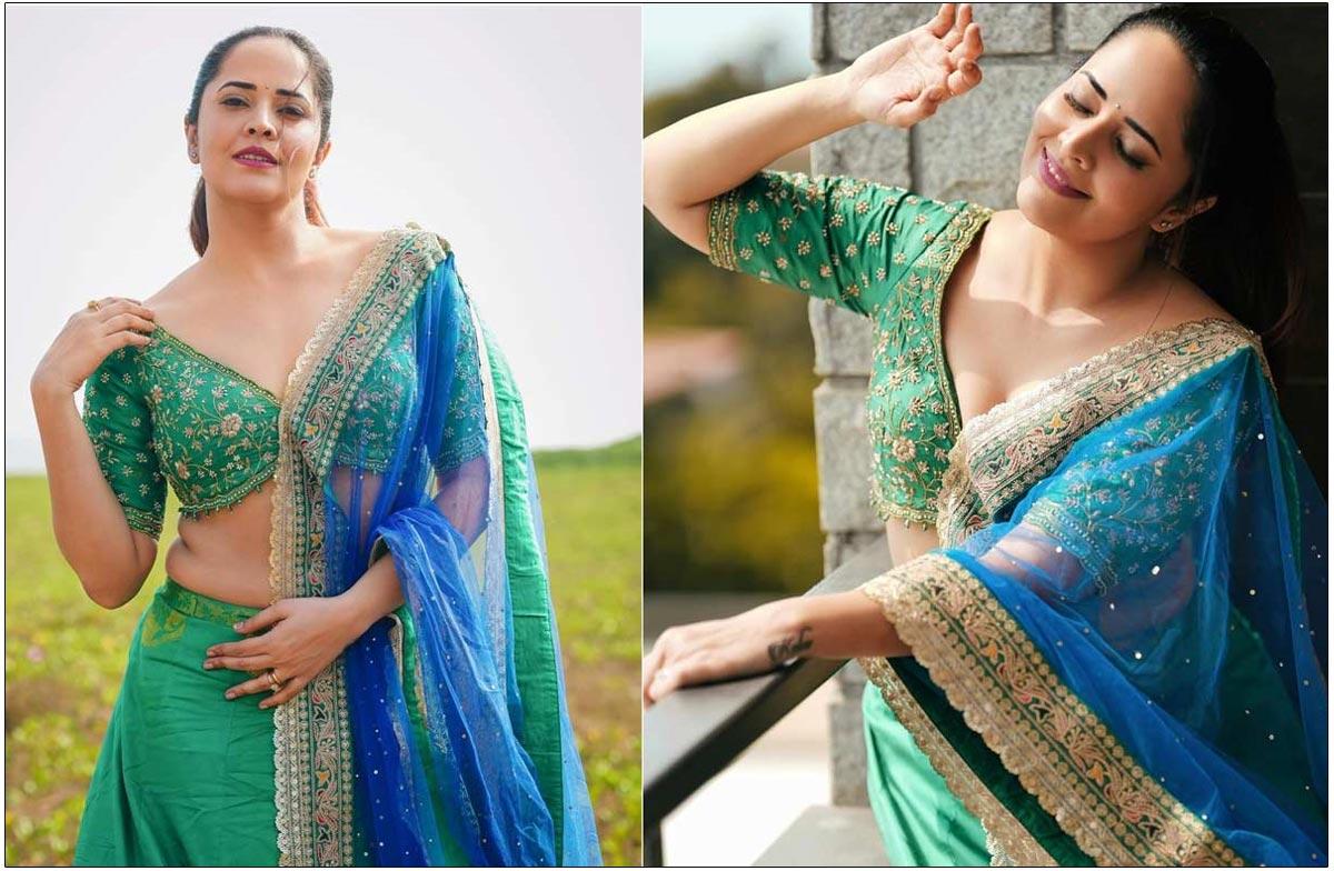 The mind is blank when you see Anasuya beauty