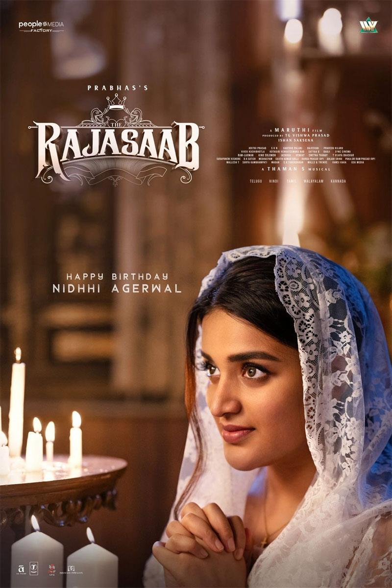 The Raja Saab: Birthday Poster of Nidhhi Agerwal