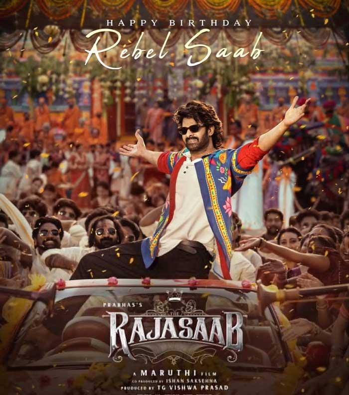The Raja Saab in celebration mode