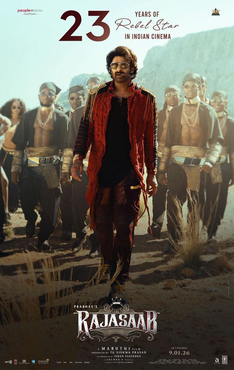The Raja Saab makers wish Prabhas on a  milestone