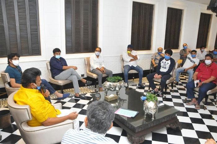 Tollywood Celebrities meets Minister Talasani Srinivas Yadav