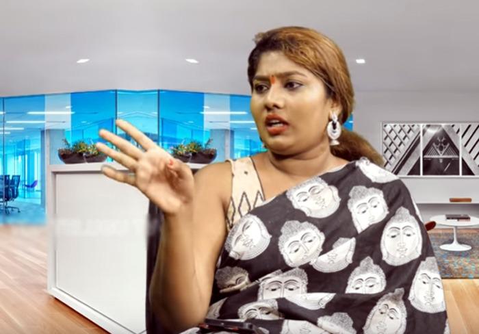 Treatment to artist Sunitha Boya