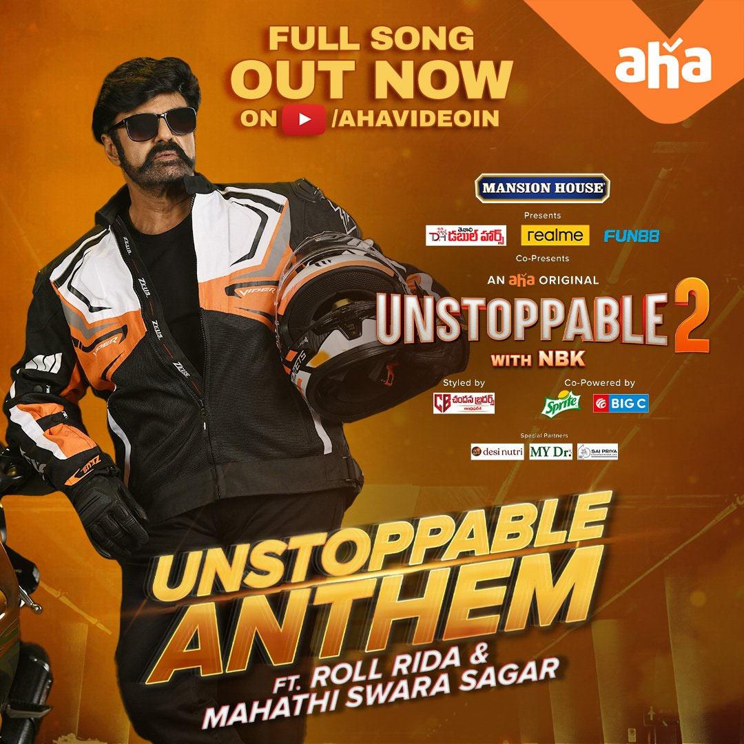Unstoppable 2 Anthem elevates Balakrishna heroics