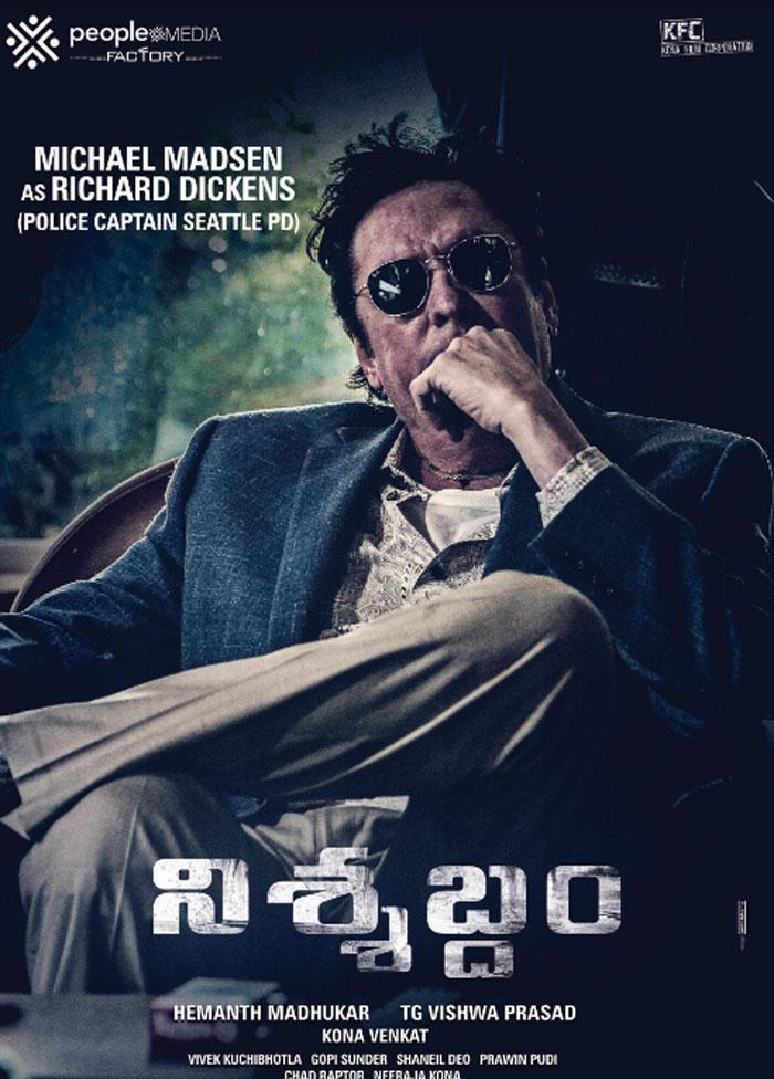 Unveiling the look of Hollywood actor Michael Madsen in Nishabdam