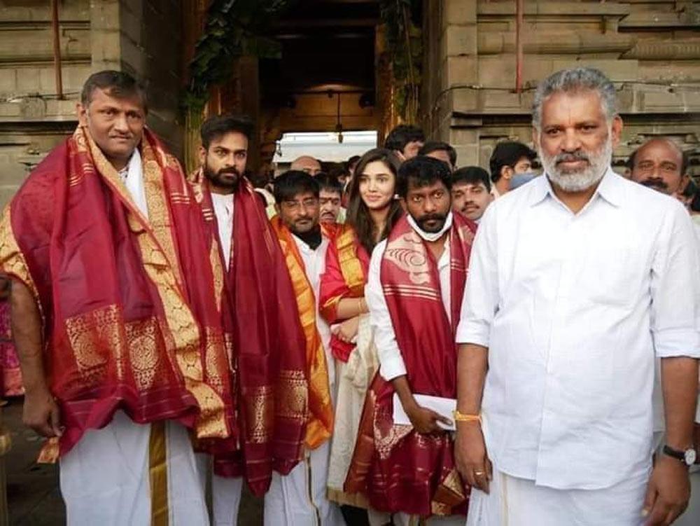 Uppena Team At Tirupati