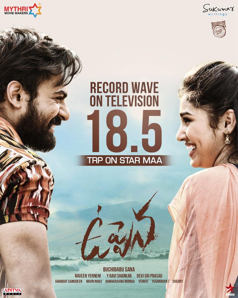 Uppena TV PREMIERE delivers phenomenal 18.5 ratings