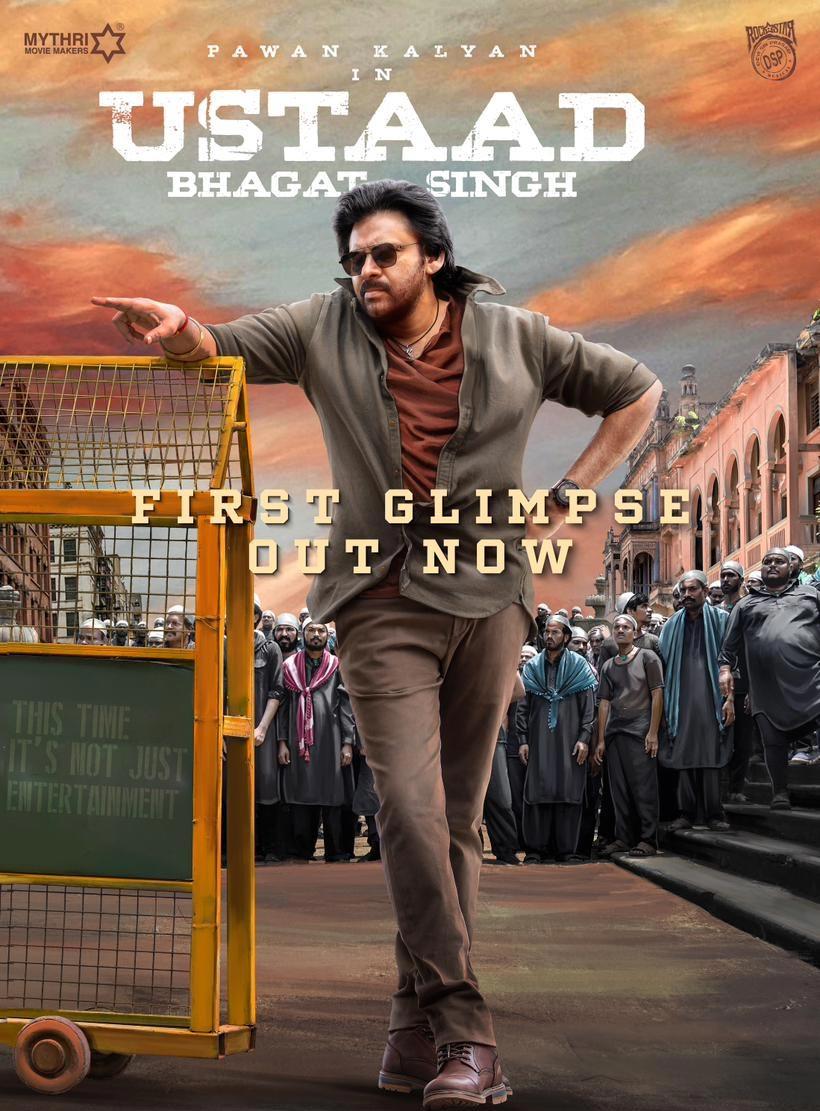 Ustaad Bhagat Singh massive first glimpse launched 