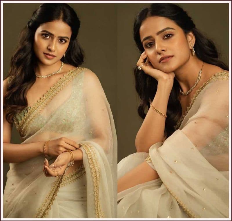 Vaishnavi Chaitanya latest saree look viral