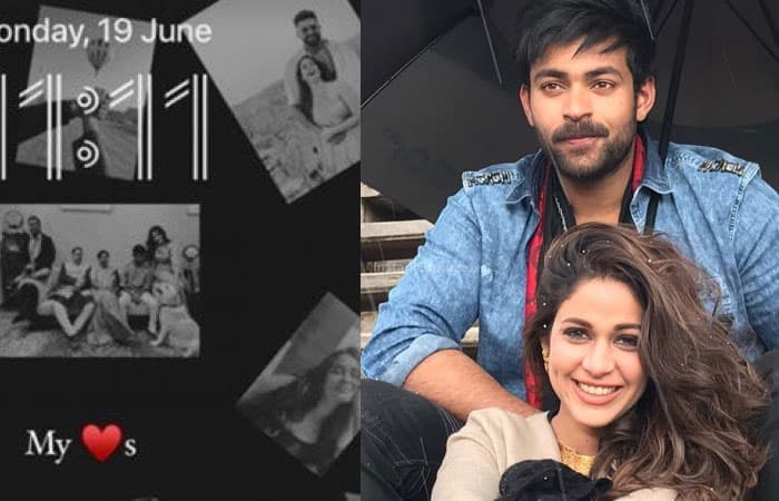 Varun Tej photo on Lavanya Tripathi phone wall pic