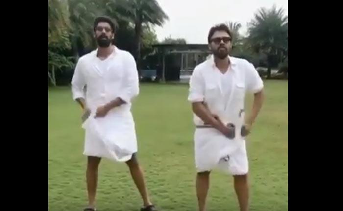Venkatesh and Daggubati Rana Lungi dance