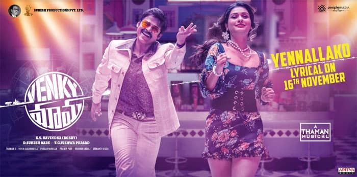Venky Mama Movie Second Song Release Details