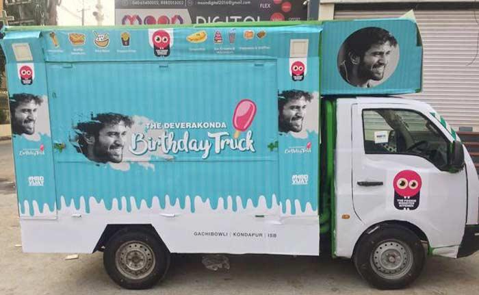Vijay Devarakonda Ice Cream Trucks