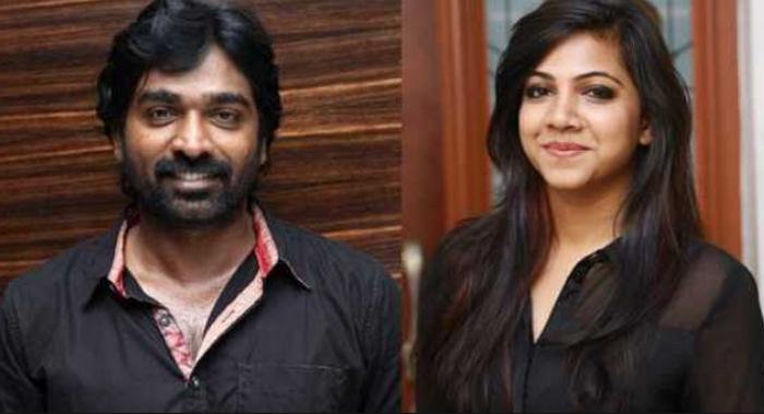 Vijay Sethupathi praises Madonna Sebastian on stage