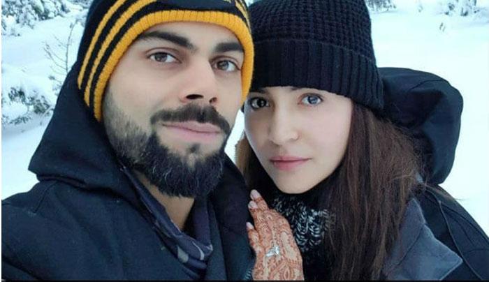 Virat Kohli and Anushka Sharma Honeymoon Selfie Viral