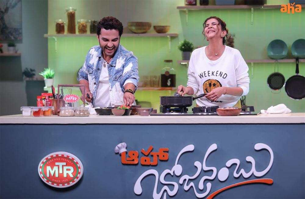 Vishwak Sen and Lakshmi Manchu to star in first episode AHA Bhojanambu