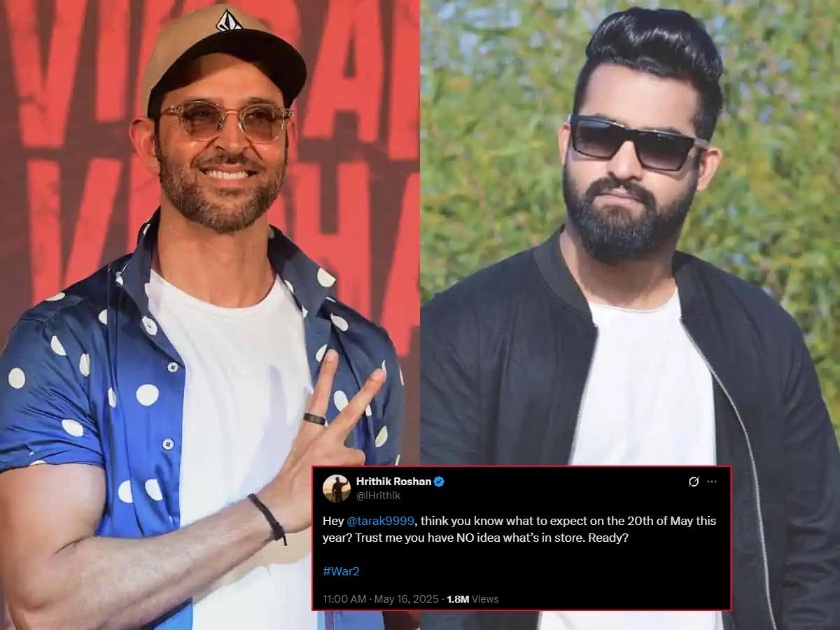 War 2: Hrithik teases NTR ahead of his B-Day
