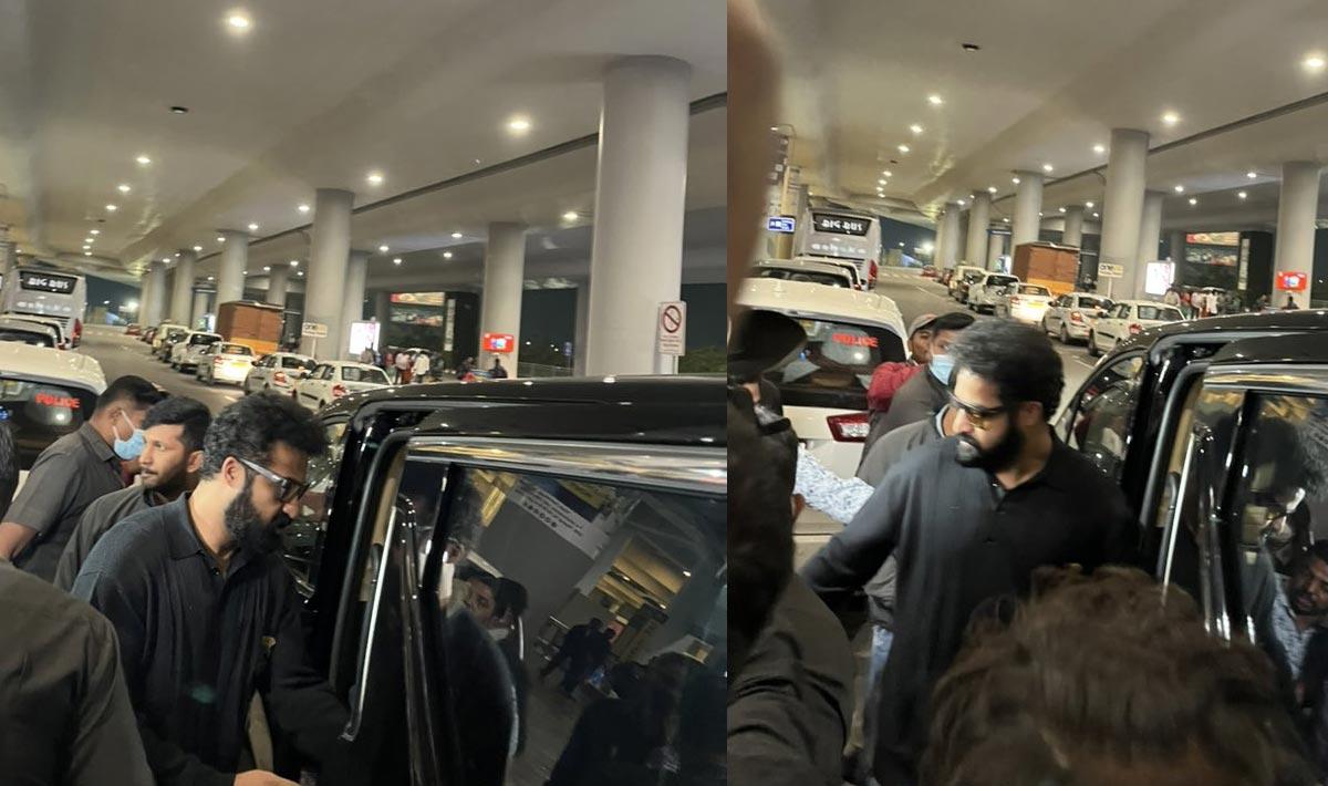 Young Tiger NTR Back To Hyderabad
