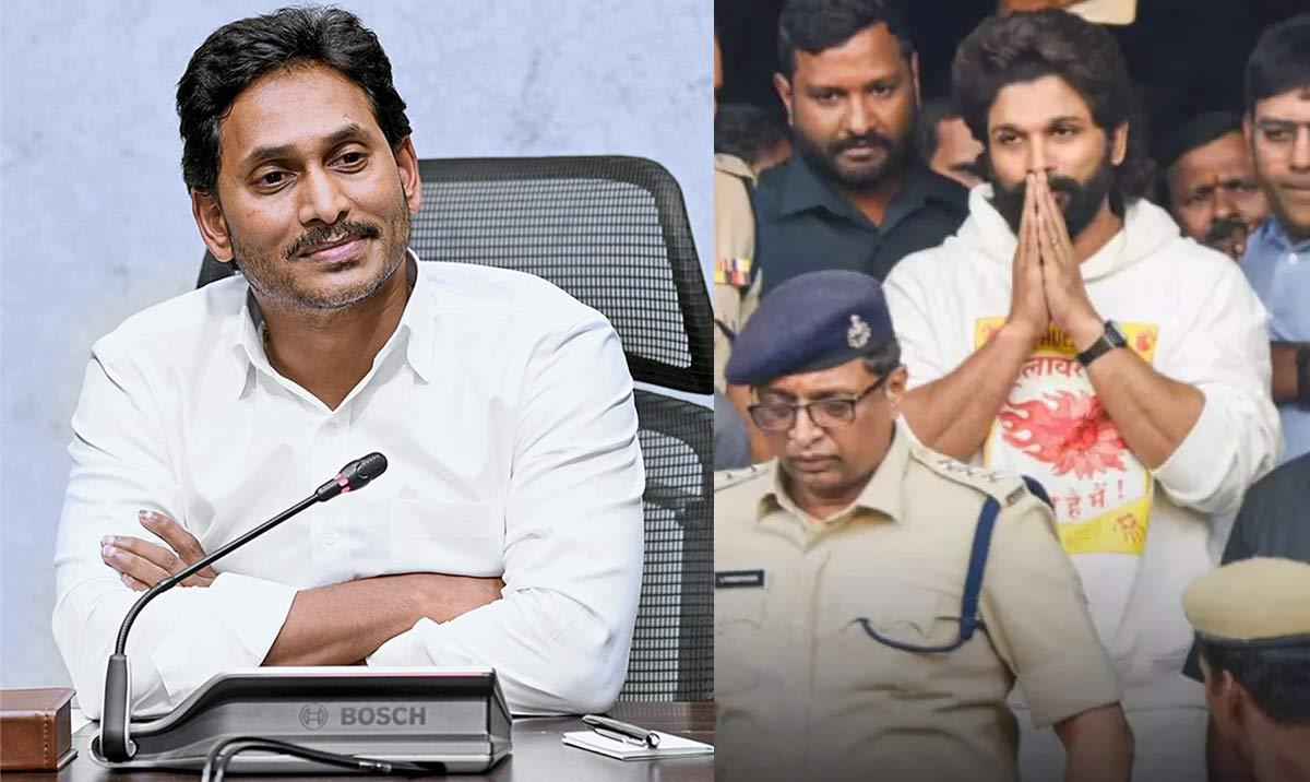 YS Jagan Support to Allu Arjun