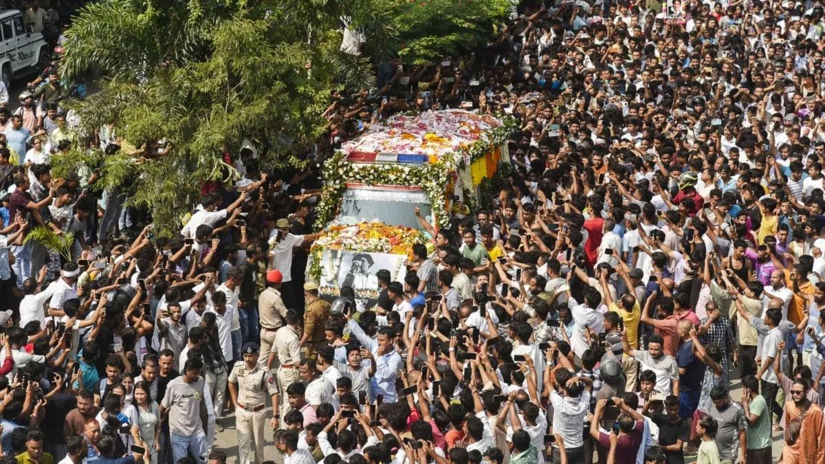 Zubeen Garg funeral scripts history