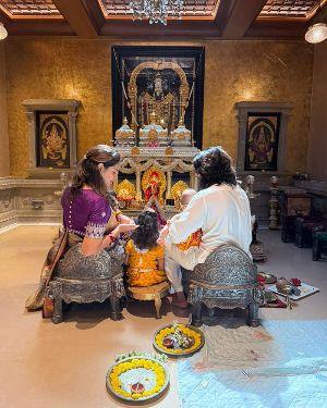 Ram Charan Upasana Krishnashtami Celebrations With Little Ones
