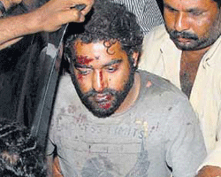 Junior NTR's Driver caught by Police.
