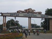 Steel Plant workers strike peaceful
