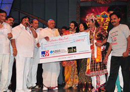 "Star Night" total contribution to CM relief fund – Rs.5.3 Crores.