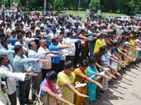 Oath against suicides by TRS leaders