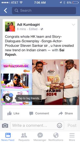 'Hrudayakaleyam' Wins Best Movie Award