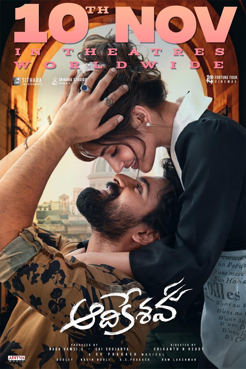Panja Vaisshnav Tej-Sreeleela Aadikeshava On November 10th