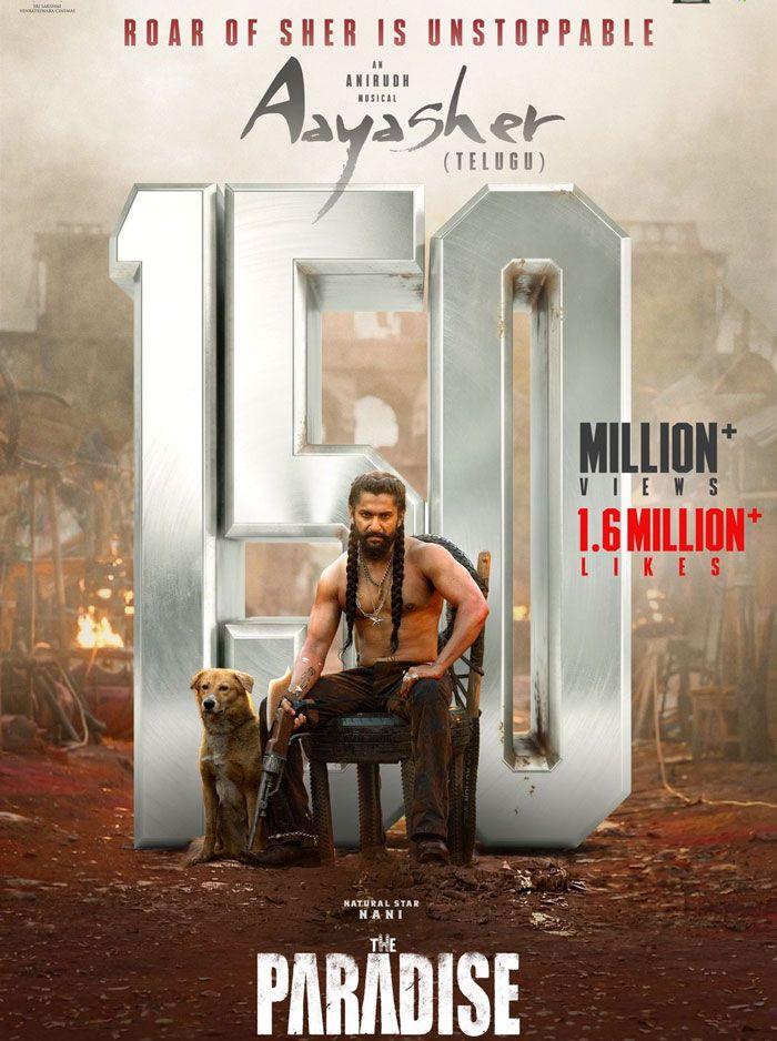 Aaya Sher Becomes Nani Biggest Hit With 150 Million Views