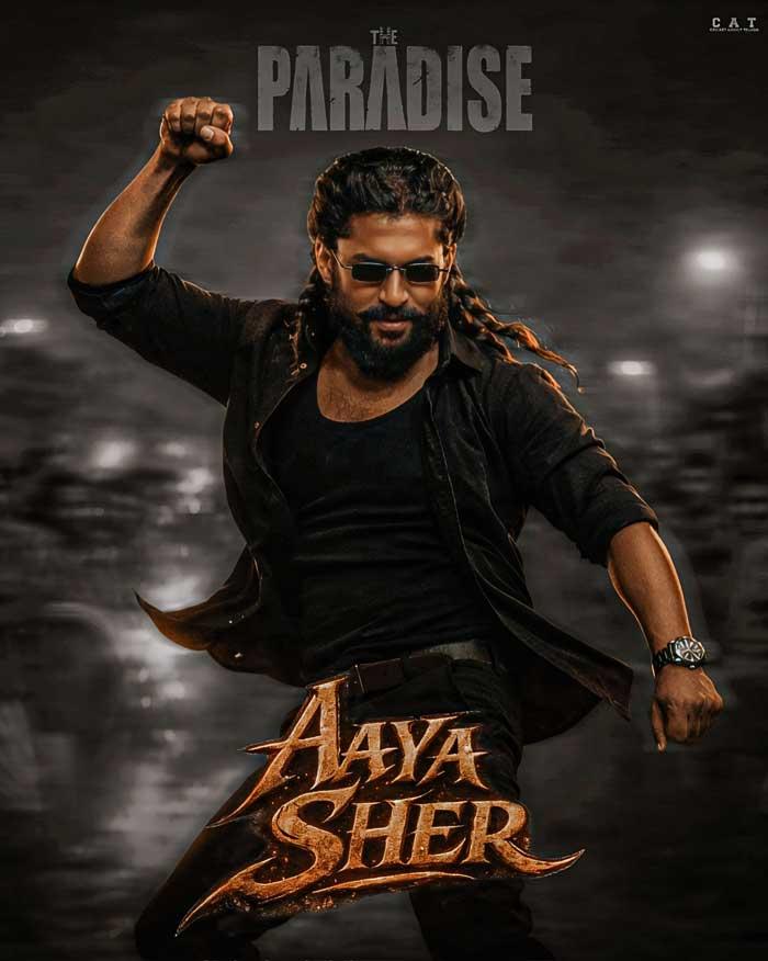 Nani The Paradise First Single Aaya Sher Rocking Music Charts