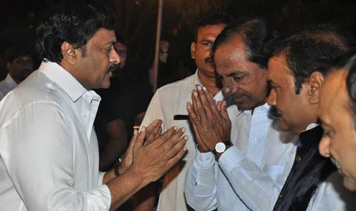 Chiru Supports KCR, Defers Acharya