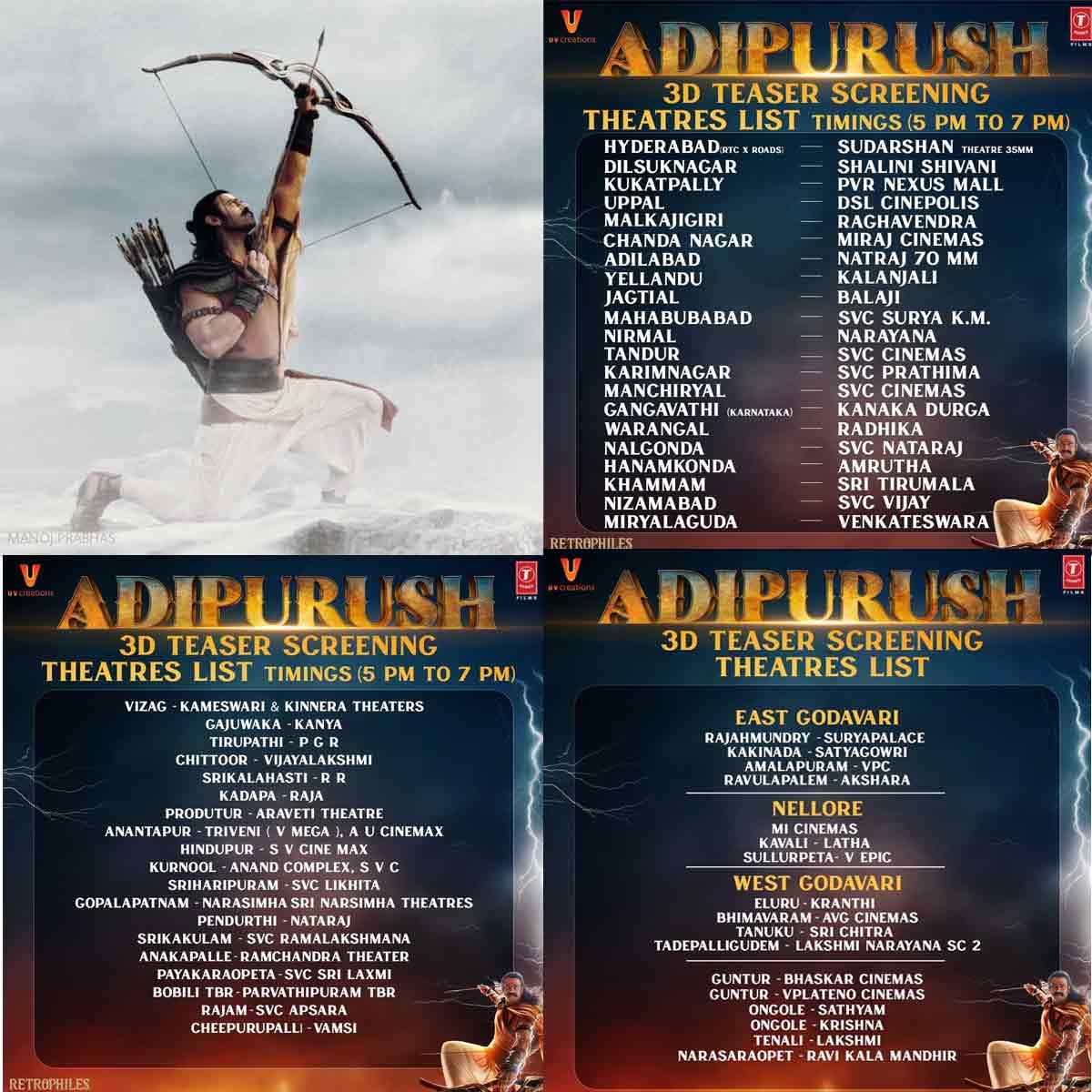Adipurush 3D Teaser : Stunning Response at AMB