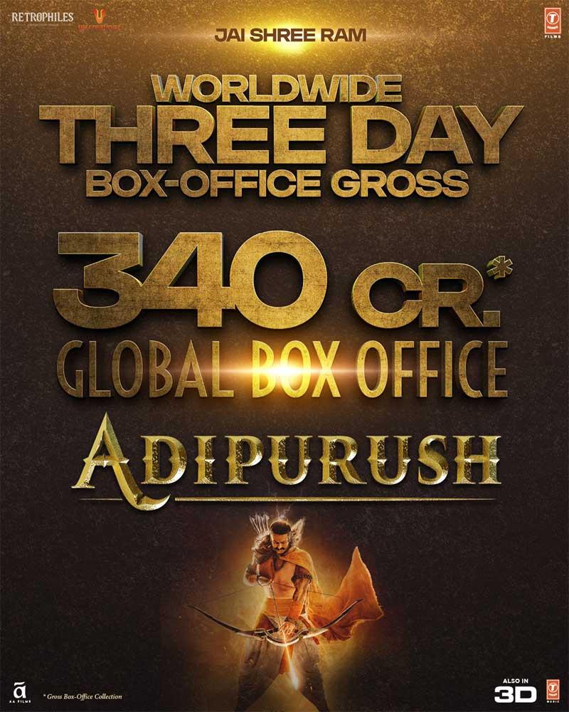 Adipurush 3 Days Worldwide Collections