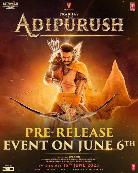 Date locked for AdiPurush pre release event