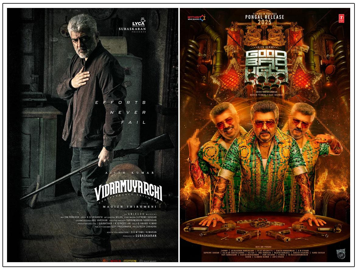 Ajith Kumar Good Bad Ugly And Vidaamuyarchi Sold To Netflix