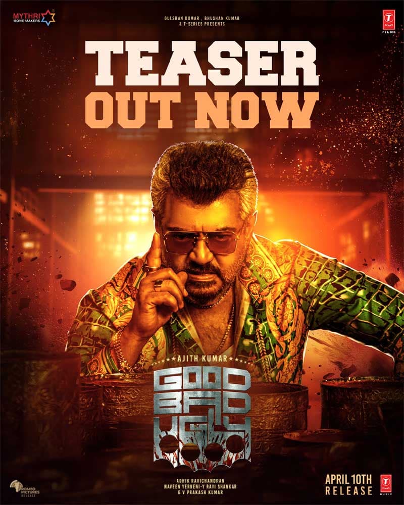 Ajith Kumar is a Riot as Red Dragon In Good Bad Ugly Teaser
