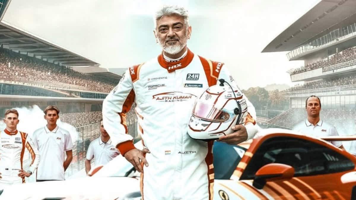 Ajith finishes third in the Dubai 24H series
