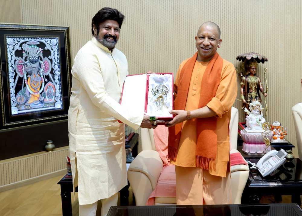 Akhanda2 makers meet UP CM Yogi Adityanath