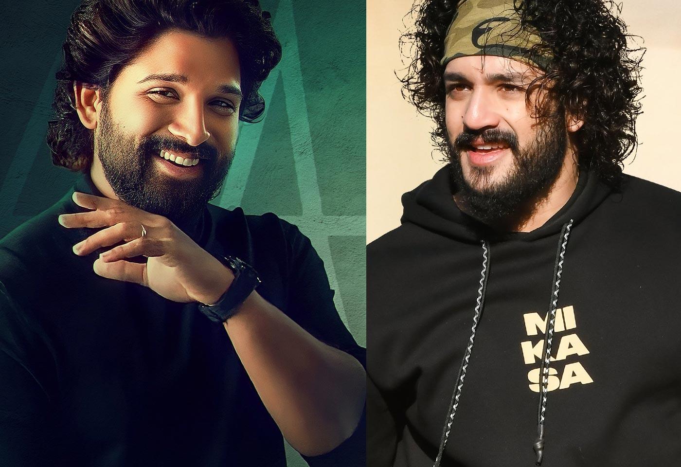 Allu Arjun and Akkineni Akhil wish each other