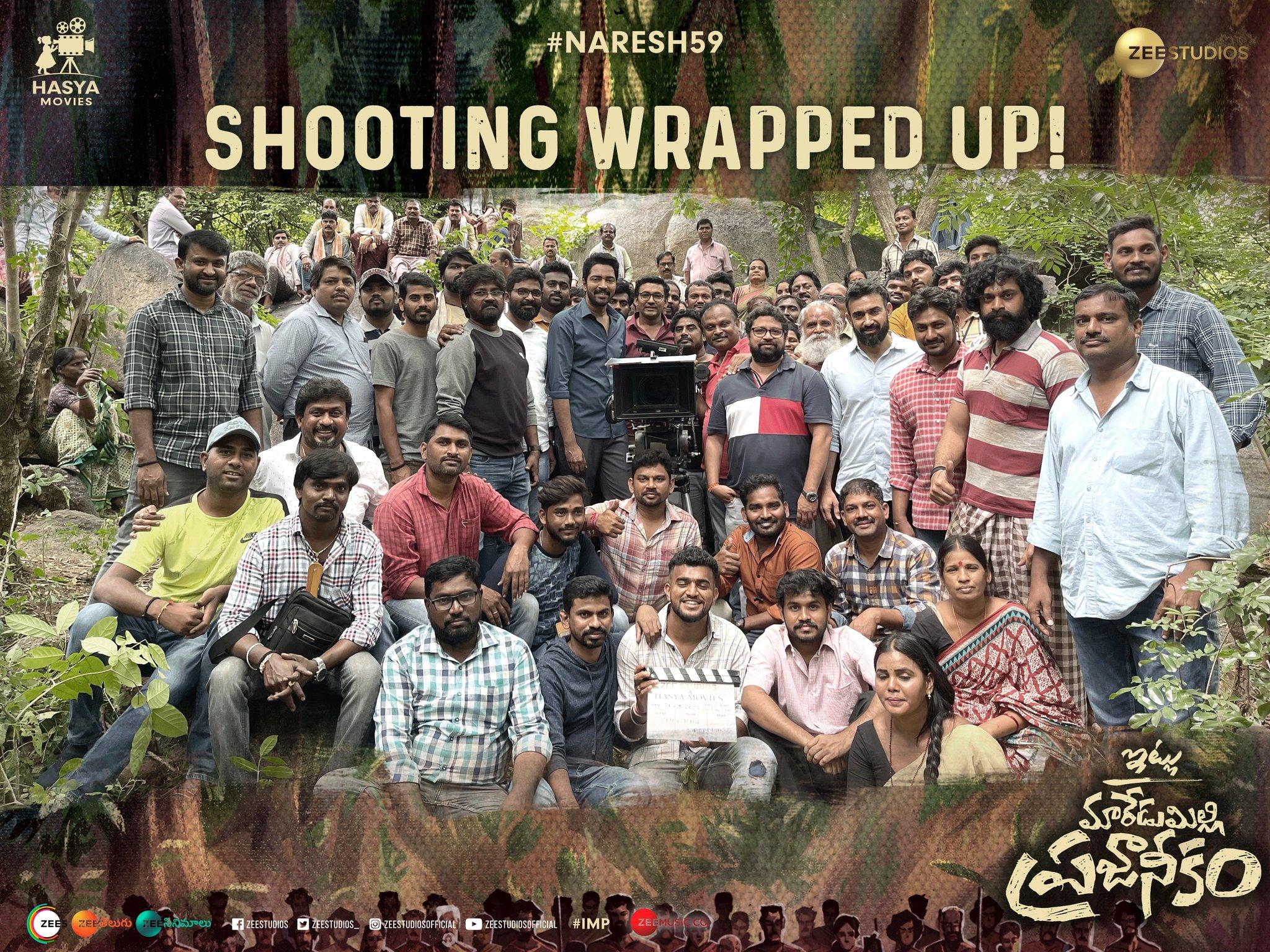 Allari Naresh's Itlu Maredumulli Prajaneekam wrapped