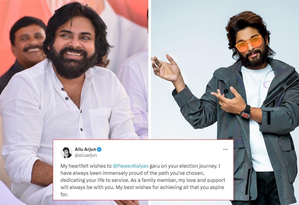 Allu Arjun Political Strike Supporting Pawan Kalyan