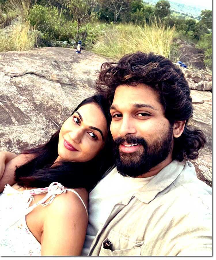 Allu Arjun lovely wishes to Sneha Reddy on wedding anniversary