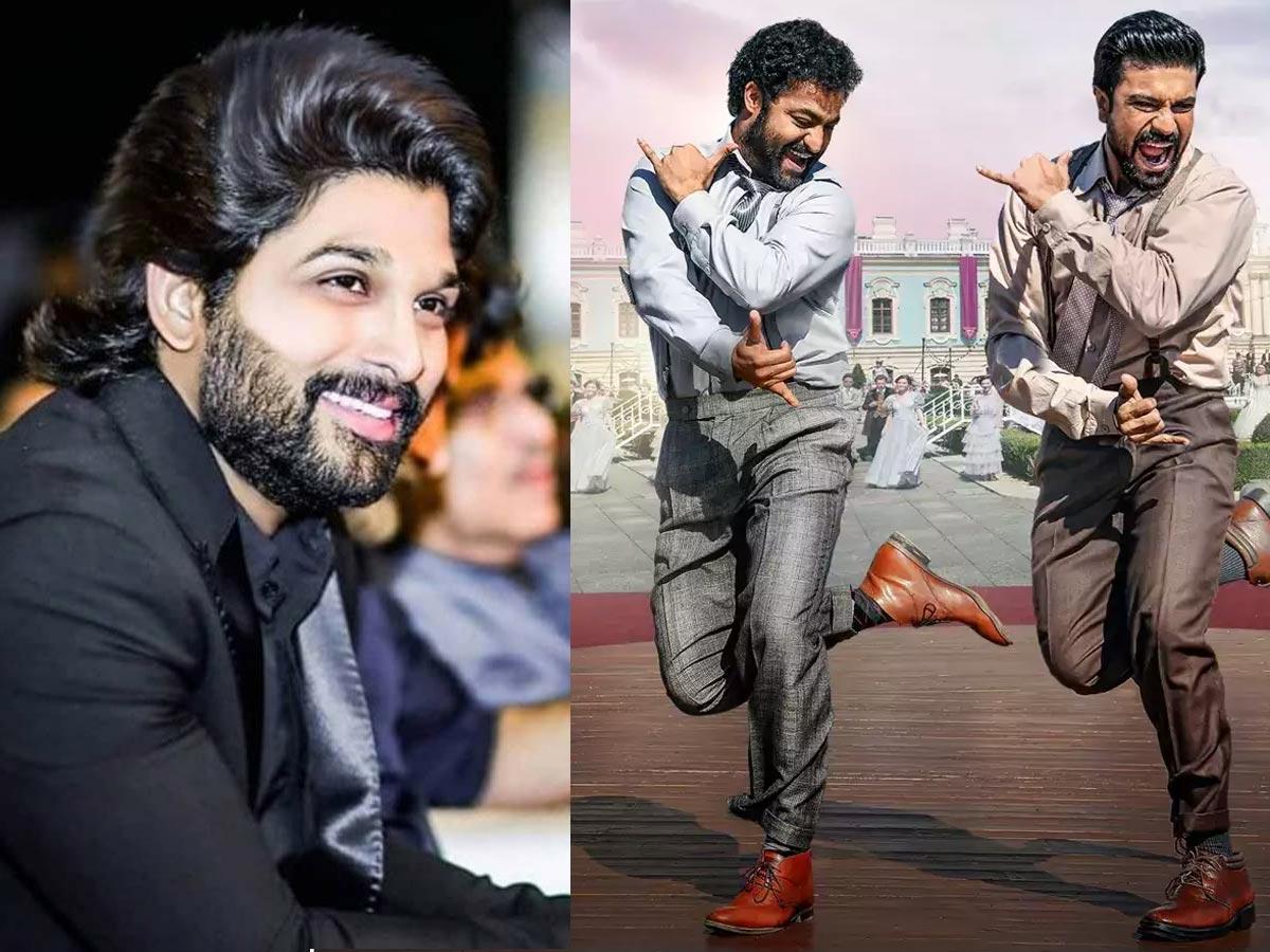 Allu Arjun comments Naatu Naatu Oscar win