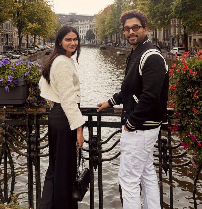 Allu Arjun enjoying his vacation