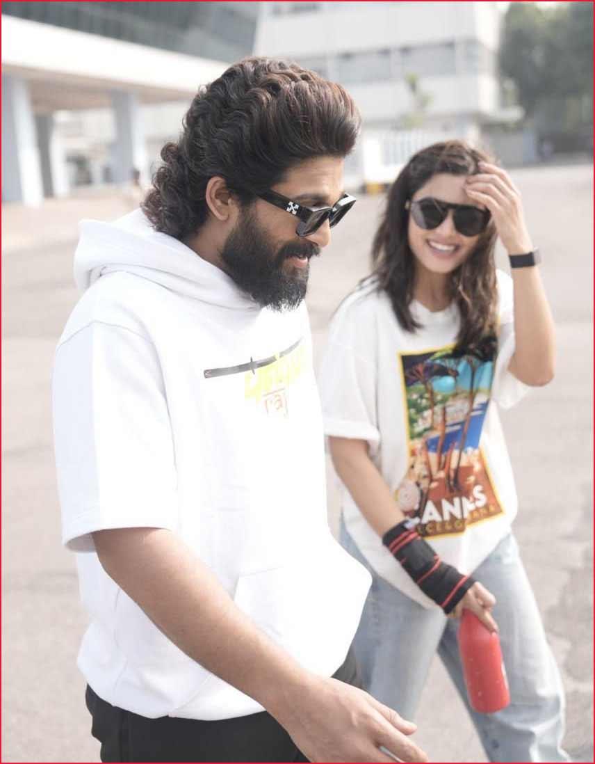 Allu Arjun-Rashmika head to Chennai for Pushpa The Rule