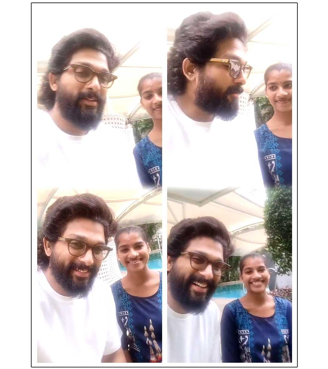 Know the little girl with Allu Arjun in the video