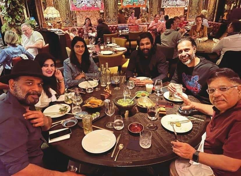 Allu Arjun enjoys his vacation in Dubai