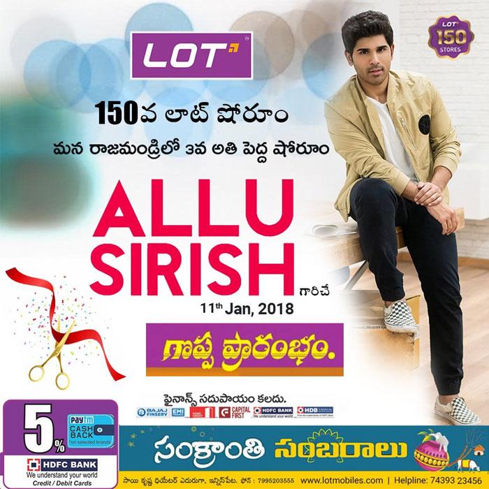 Allu Arjun 100, Allu Sirish 150
